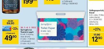 Tesco Springforce toaletní papír nabídka