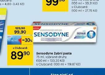 Tesco Sensodyne zubní pasta nabídka