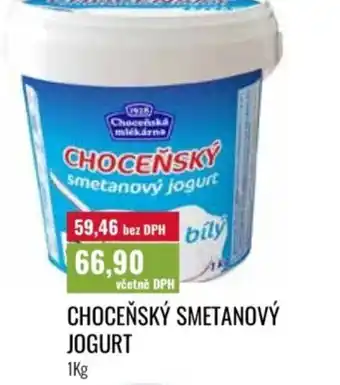 Ratio Choceňský smetanový jogurt nabídka