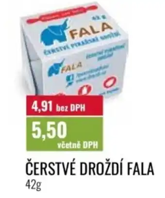 Ratio Čerstvé droždí fala nabídka