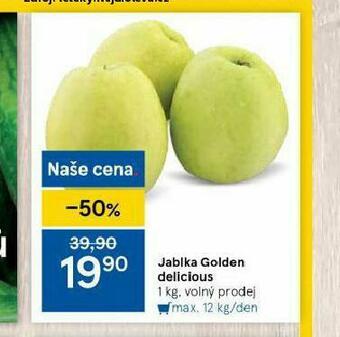 Tesco Jablka golden delicious nabídka