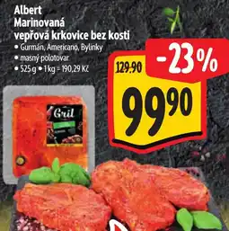 Albert Albert Marinovaná vepřová krkovice bez kosti nabídka