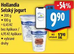 Albert Hollandia Selský jogurt nabídka