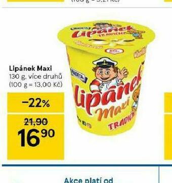 Tesco Lipánek maxi nabídka