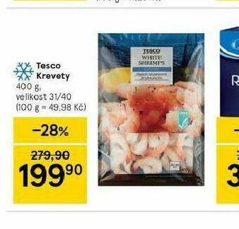 Tesco Tesco krevety nabídka
