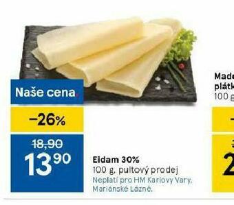 Tesco Eidam 30% nabídka