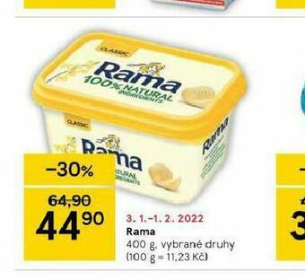 Tesco Rama 400 g nabídka
