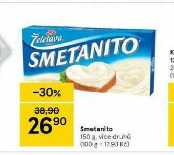 Tesco Smetanito nabídka