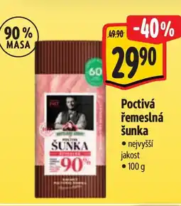 Albert Poctivá řemeslná šunka nabídka