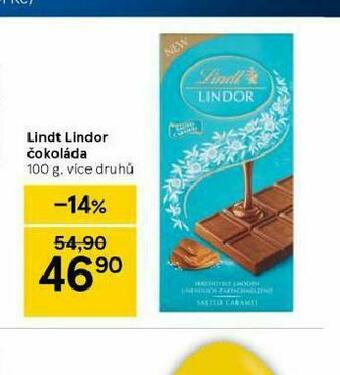 Tesco Lindt lindor čokoláda nabídka
