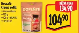 Albert Nescafé Crema refill nabídka