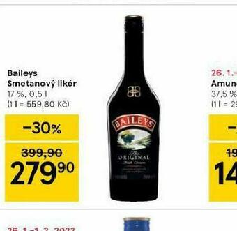 Tesco Baileys smetanový likér nabídka