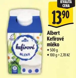 Albert Albert Kefírové mléko nabídka