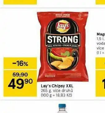 Tesco Lay´s chipsy xxl nabídka