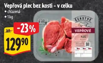 Albert Vepřová plec bez kosti - v celku nabídka