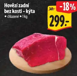 Albert Hovězí zadní bez kosti - kýta nabídka