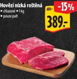 Albert Hovězí nízká roštěná nabídka