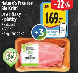 Albert Nature's Promise Bio Krůtí prsní řízky - plátky nabídka