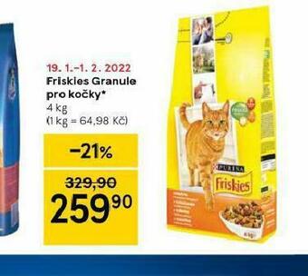 Tesco Friskies granule pro kočky nabídka
