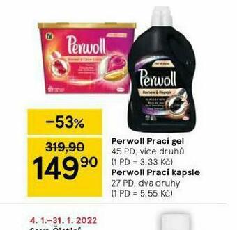 Tesco Perwoll speciální gel na praní nabídka