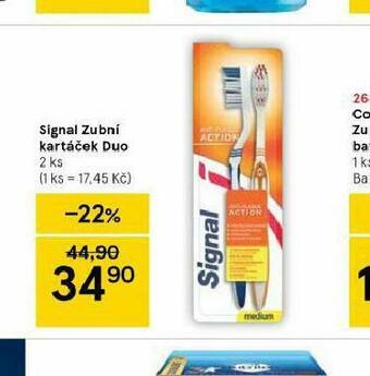 Tesco Signal zubní kartáček nabídka