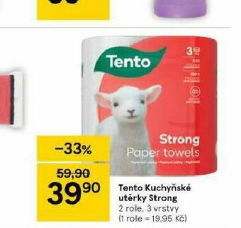 Tesco Tento kuchyňské utěrky nabídka