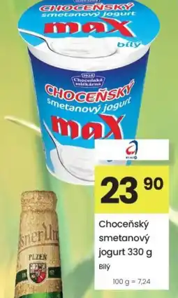 Kubík potraviny Choceňský smetanový jogurt nabídka