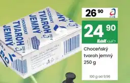 Kubík potraviny Choceňský tvaroh jemný nabídka