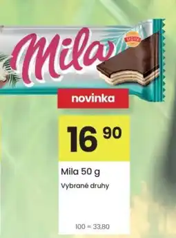 Kubík potraviny Mila nabídka