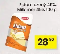 Kubík potraviny Eidam uzený 45%, Milkimer 45% nabídka