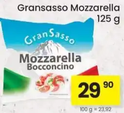 Kubík potraviny Gransasso Mozzarella nabídka