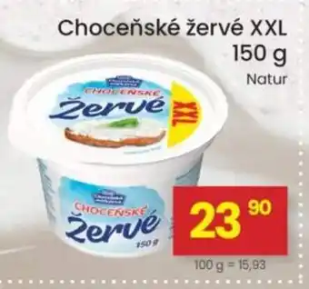 Kubík potraviny Choceňské žervé XXL nabídka