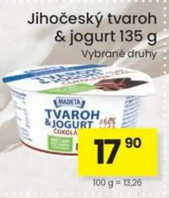 Kubík potraviny Jihočeský tvaroh & jogurt nabídka
