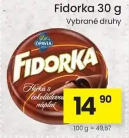 Kubík potraviny Fidorka nabídka