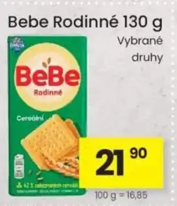 Kubík potraviny Bebe Rodinné nabídka