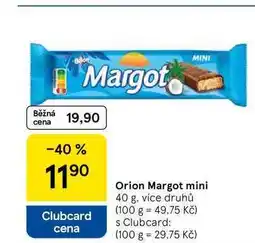 Tesco Orion Margot mini, 40 g, více druhů nabídka
