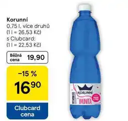 Tesco Korunní, 0.75 l, více druhů nabídka