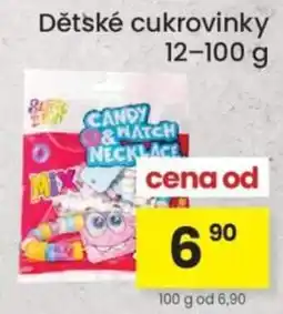 Kubík potraviny Dětské cukrovinky nabídka