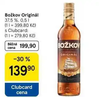 Tesco Božkov Originál 37,5 % nabídka