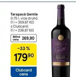 Tesco Tarapacá Gentle, 0.75 l, více druhů nabídka