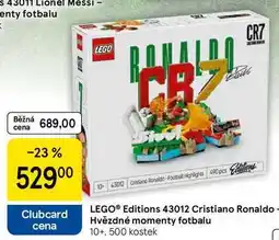 Tesco LEGO Editions 43012 Cristiano Ronaldo Hvězdné momenty fotbalu 10+, 500 kostek nabídka