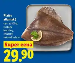 Lidl Platýs atlantský, cena za nabídka