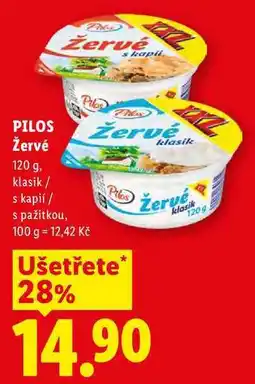 Lidl Pilos Zervé, 120 g, klasik nabídka