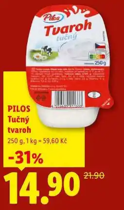Lidl Pilos Tvaroh tučný nabídka