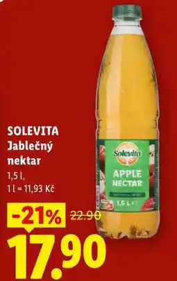 Lidl SOLEVITA Jablečný nektar ,1,5 nabídka
