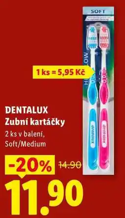Lidl DENTALUX Zubní kartáčky, 2 ks nabídka