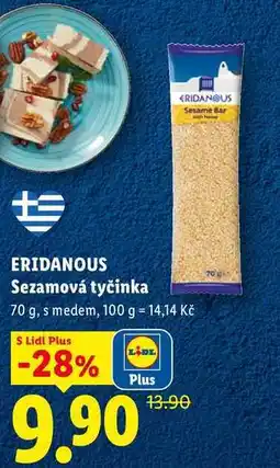 Lidl ERIDANOUS Sezamová tyčinka, 70 g nabídka
