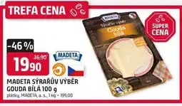 Trefa MADETA SÝRAŘŮV VÝBĚR GOUDA BÍLÁ 100 g plátky nabídka