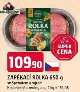 Trefa ZAPÉKACÍ ROLKA 650 g se špenátem a sýrem nabídka