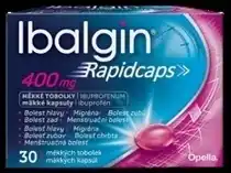 Benu Ibalgin Rapidcaps 400 mg 30 měkkých tobolek nabídka